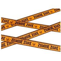 Smiffys Zombie Zone - Cinta de precaución para Halloween